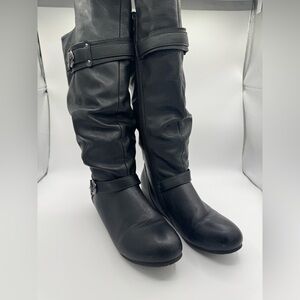 Dream Pairs Black Over the Knee Boots